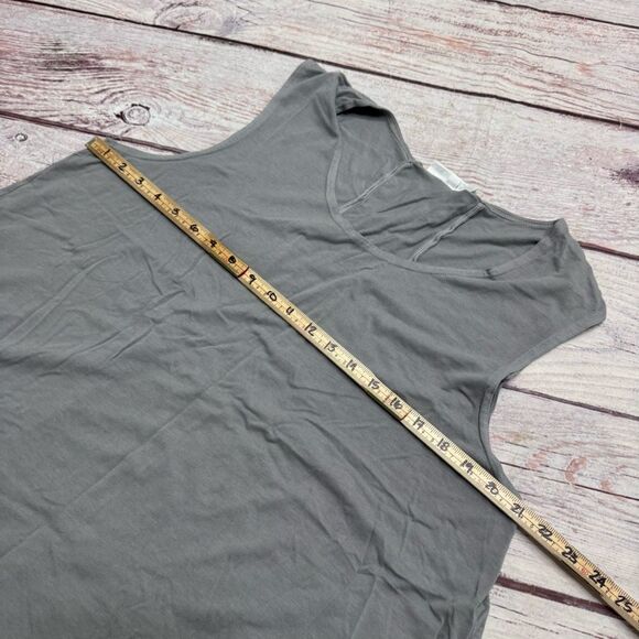 Bryn Walker Huxley Tank Grey Organic Bamboo Size XL Oversized Sleeveless - Picture 4 of 9